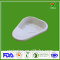 New Products OEM Customized 90days Biodegradable Sugarcane Bagasse Molded Pulp Packing Disposable Medication Dish Packaging Tray